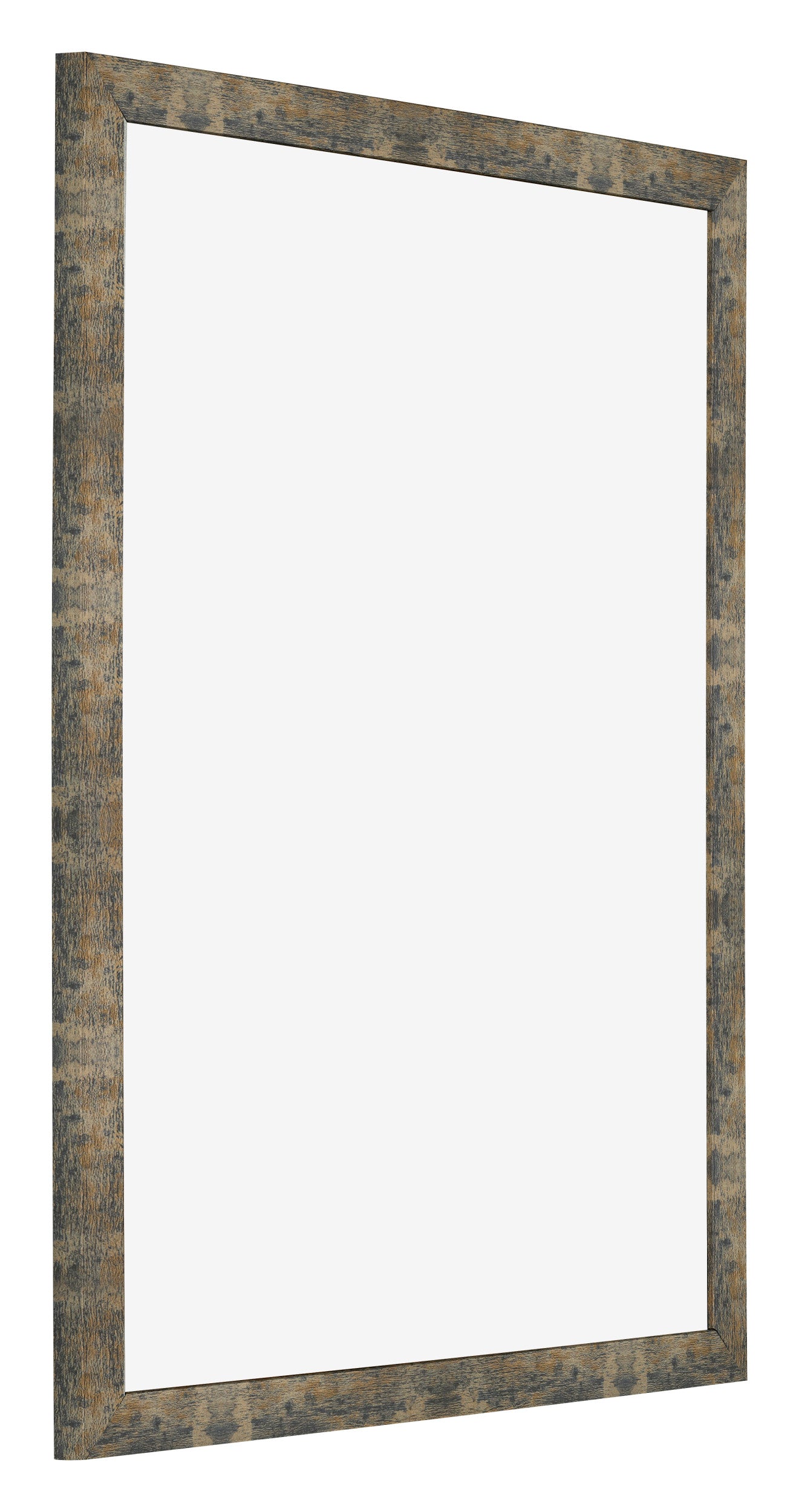 Photo Frame 24x30cm Blue Gold Melange MDF Bologna Front Oblique | Yourdecoration.com