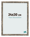 Photo Frame 24x30cm Blue Gold Melange MDF Bologna Front Size | Yourdecoration.com