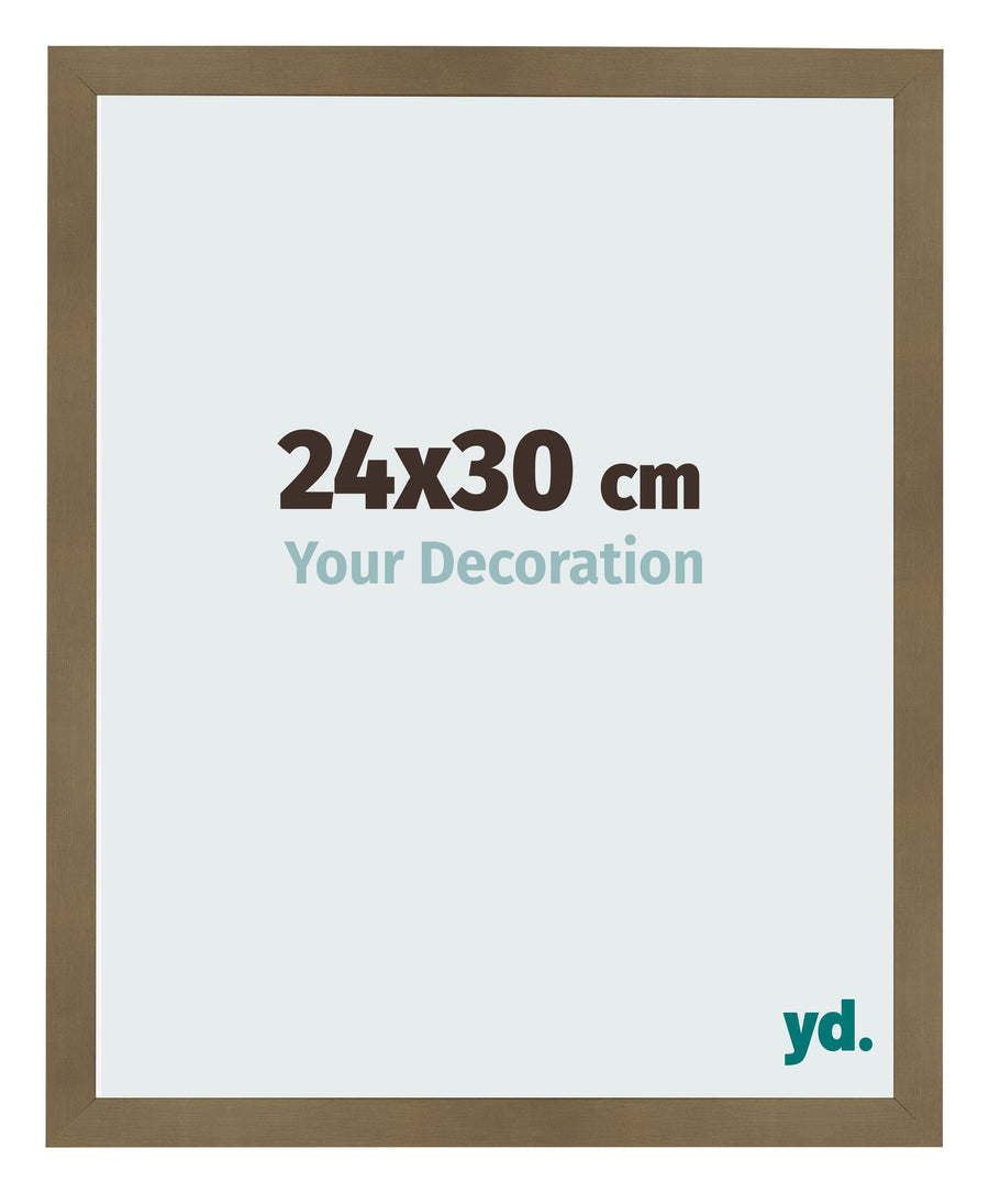Photo Frame 24x30cm Bronze Design MDF Bologna Front Size | Yourdecoration.com