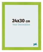 Photo Frame 24x30cm Green MDF Pisa Front Size | Yourdecoration.com