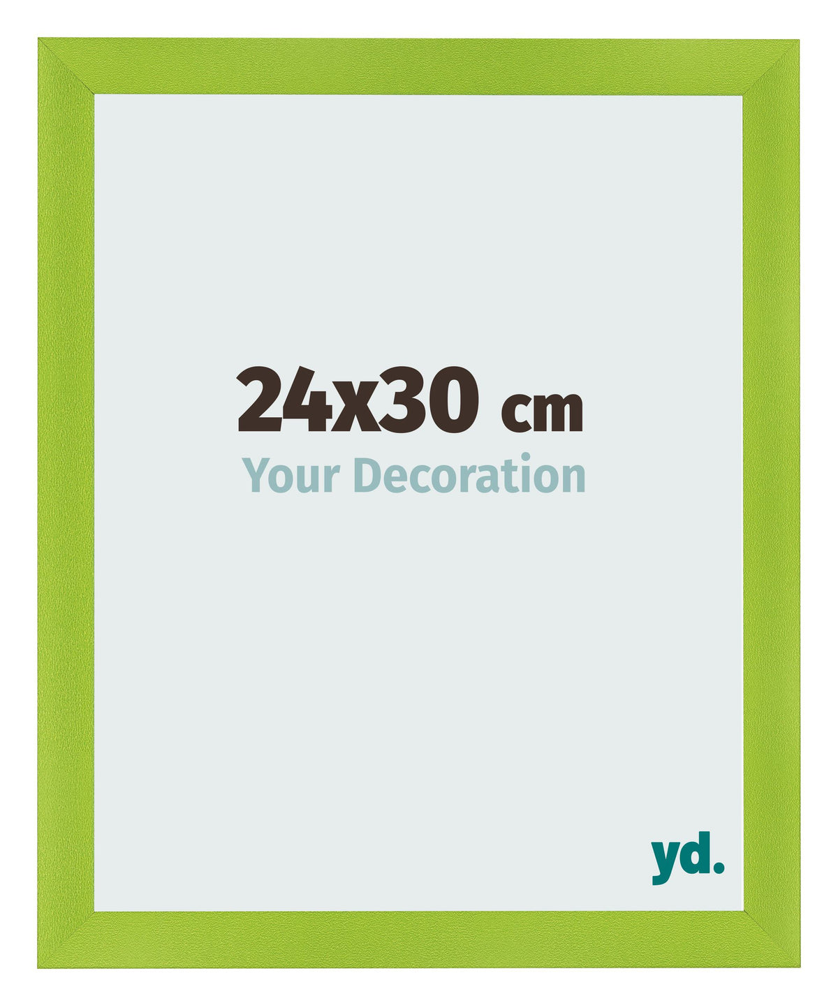 Photo Frame 24x30cm Green MDF Pisa Front Size | Yourdecoration.com