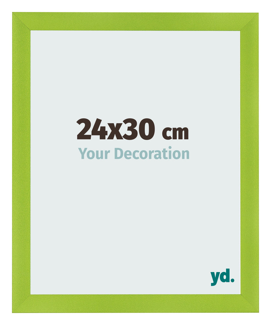 Photo Frame 24x30cm Green MDF Pisa Front Size | Yourdecoration.com