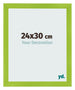 Photo Frame 24x30cm Green MDF Pisa Front Size | Yourdecoration.com