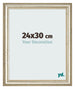 Photo Frame 24x30cm Metallic Gloss MDF Lazio Front Size | Yourdecoration.com
