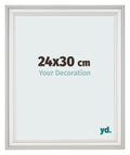 Photo Frame 24x30cm White Swept MDF Lazio Front Size | Yourdecoration.com
