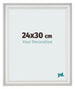 Photo Frame 24x30cm White Swept MDF Lazio Front Size | Yourdecoration.com