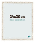 Photo Frame 24x30cm White Vintage MDF Bologna Front Size | Yourdecoration.com