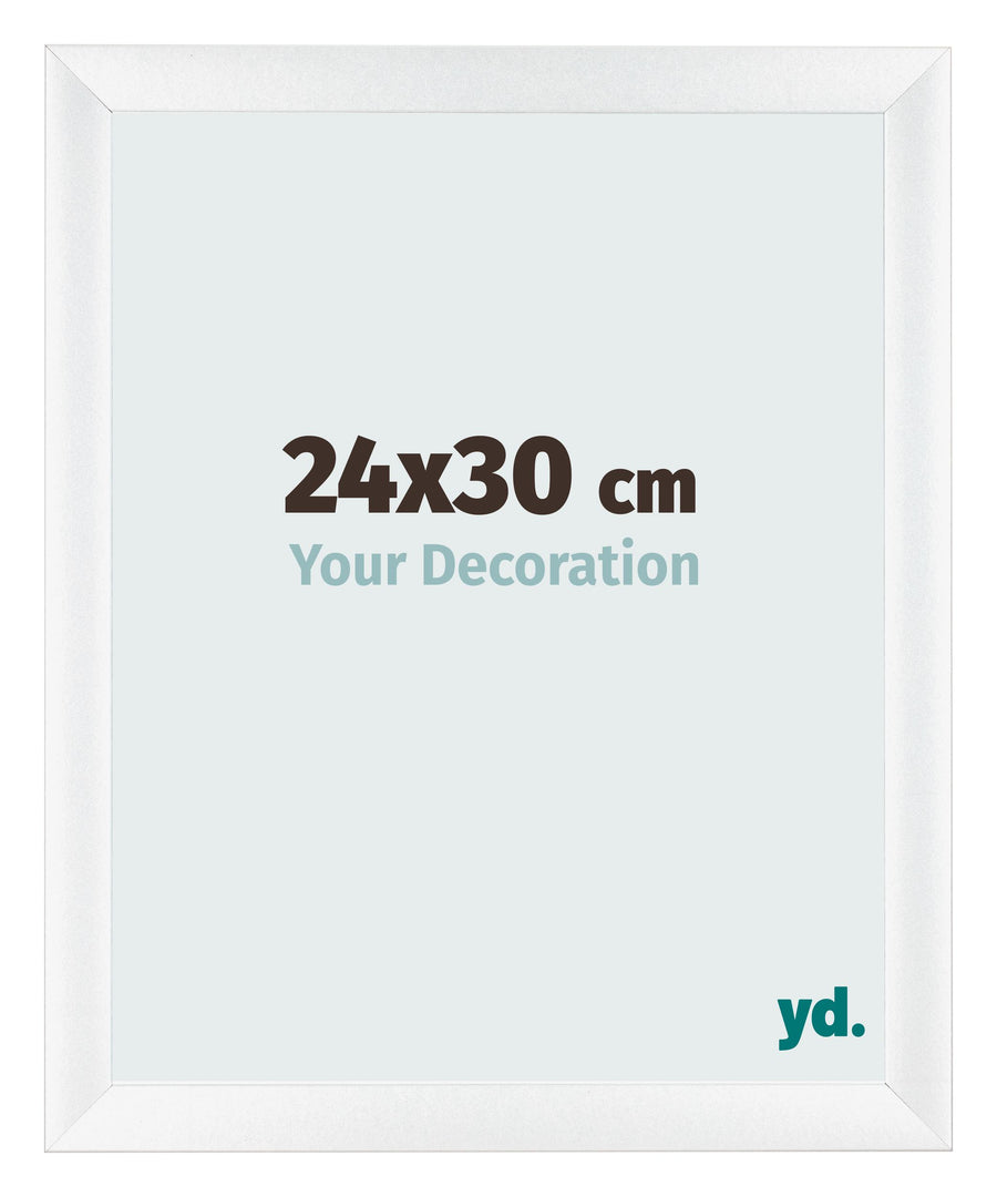 Photo Frame 24x30cm White Vintage MDF Pisa Front Size | Yourdecoration.com
