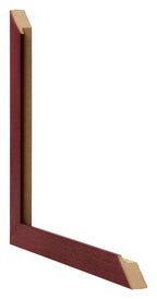 Photo Frame 24x30cm Wine Red Swept MDF Bologna Detail Intersection | Yourdecoration.com