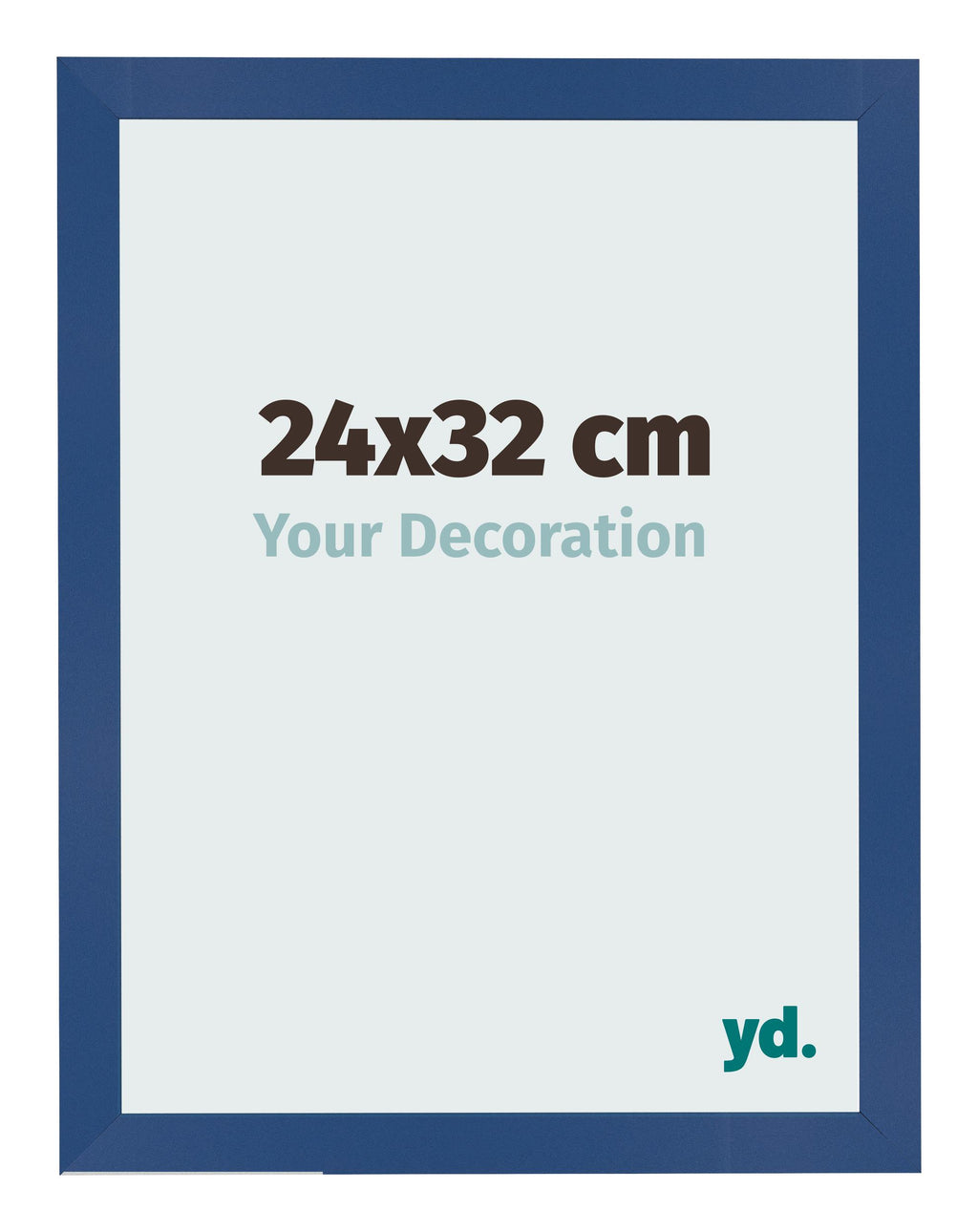 Photo Frame 24x32 cm Dark Blue MDF Bologna Front Size | Yourdecoration.com