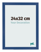 Photo Frame 24x32 cm Dark Blue MDF Bologna Front Size | Yourdecoration.com