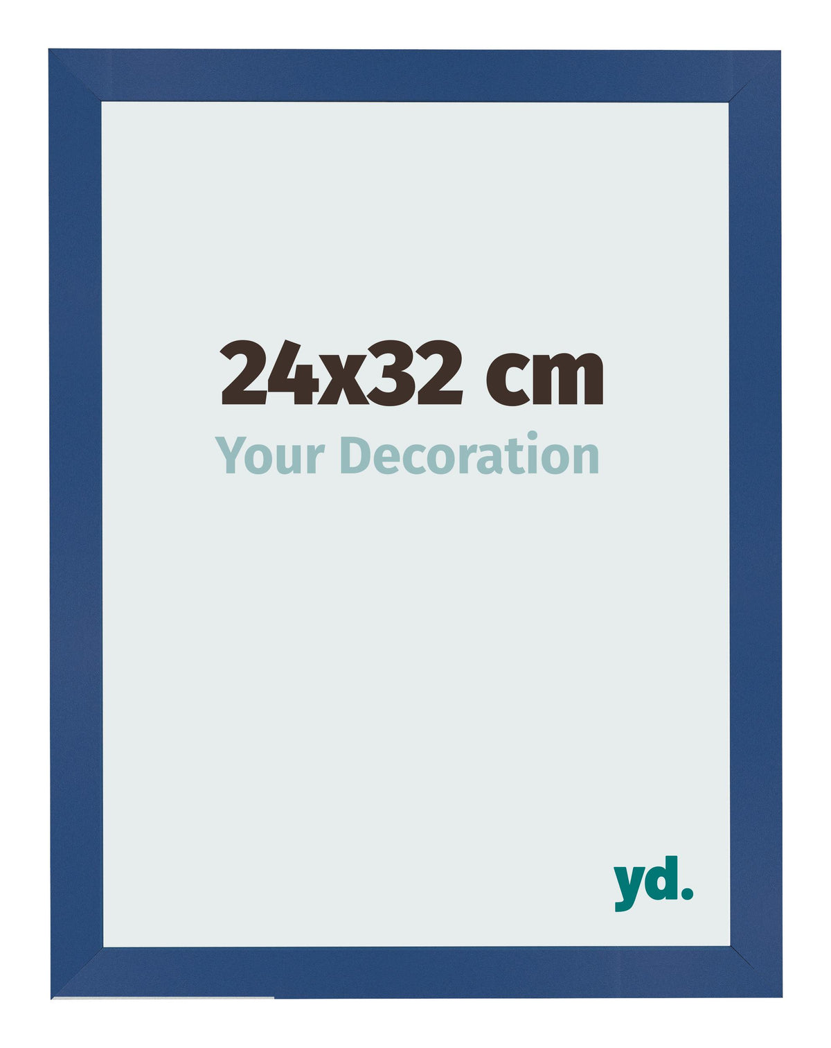 Photo Frame 24x32 cm Dark Blue MDF Bologna Front Size | Yourdecoration.com