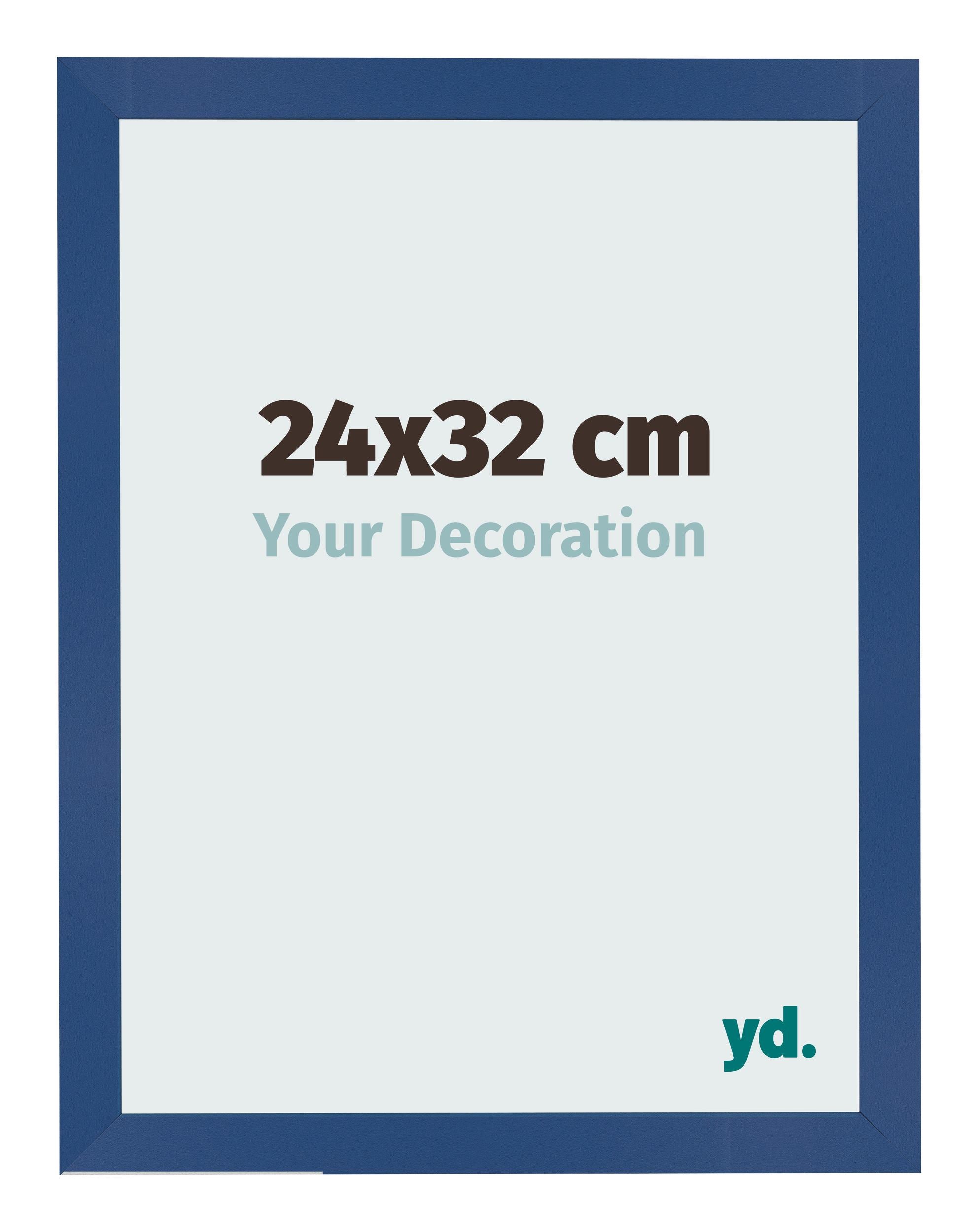 Photo Frame 24x32 cm Dark Blue MDF Bologna Front Size | Yourdecoration.com