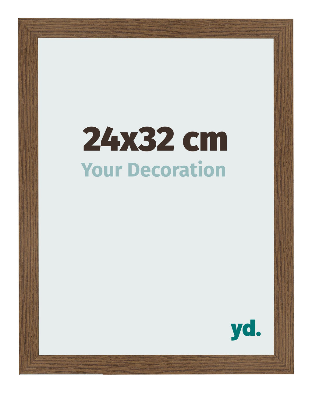 Photo Frame 24x32 cm Oak Rustic MDF Bologna Front Size | Yourdecoration.com