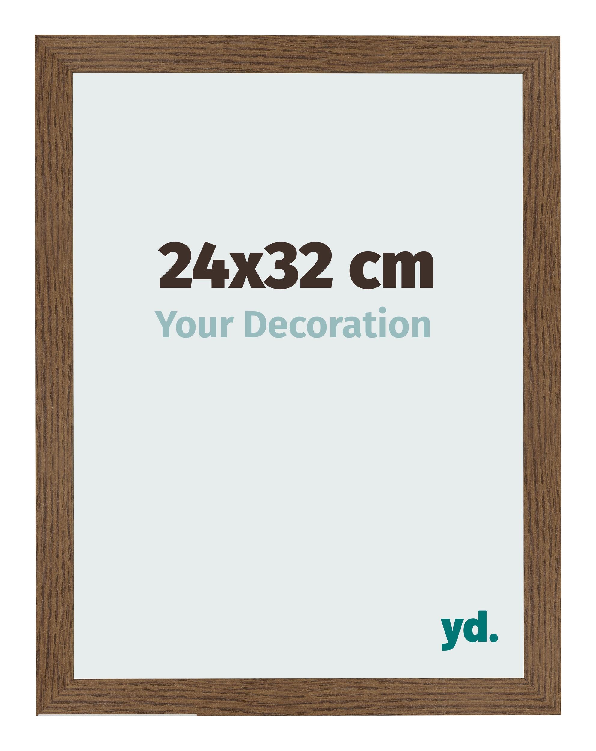 Photo Frame 24x32 cm Oak Rustic MDF Bologna Front Size | Yourdecoration.com