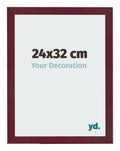 Photo Frame 24x32 cm Wine Red Swept MDF Bologna Front Size | Yourdecoration.com