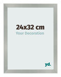 Photo Frame 24x32cm Aluminum Brushed MDF Bologna Front Size | Yourdecoration.com