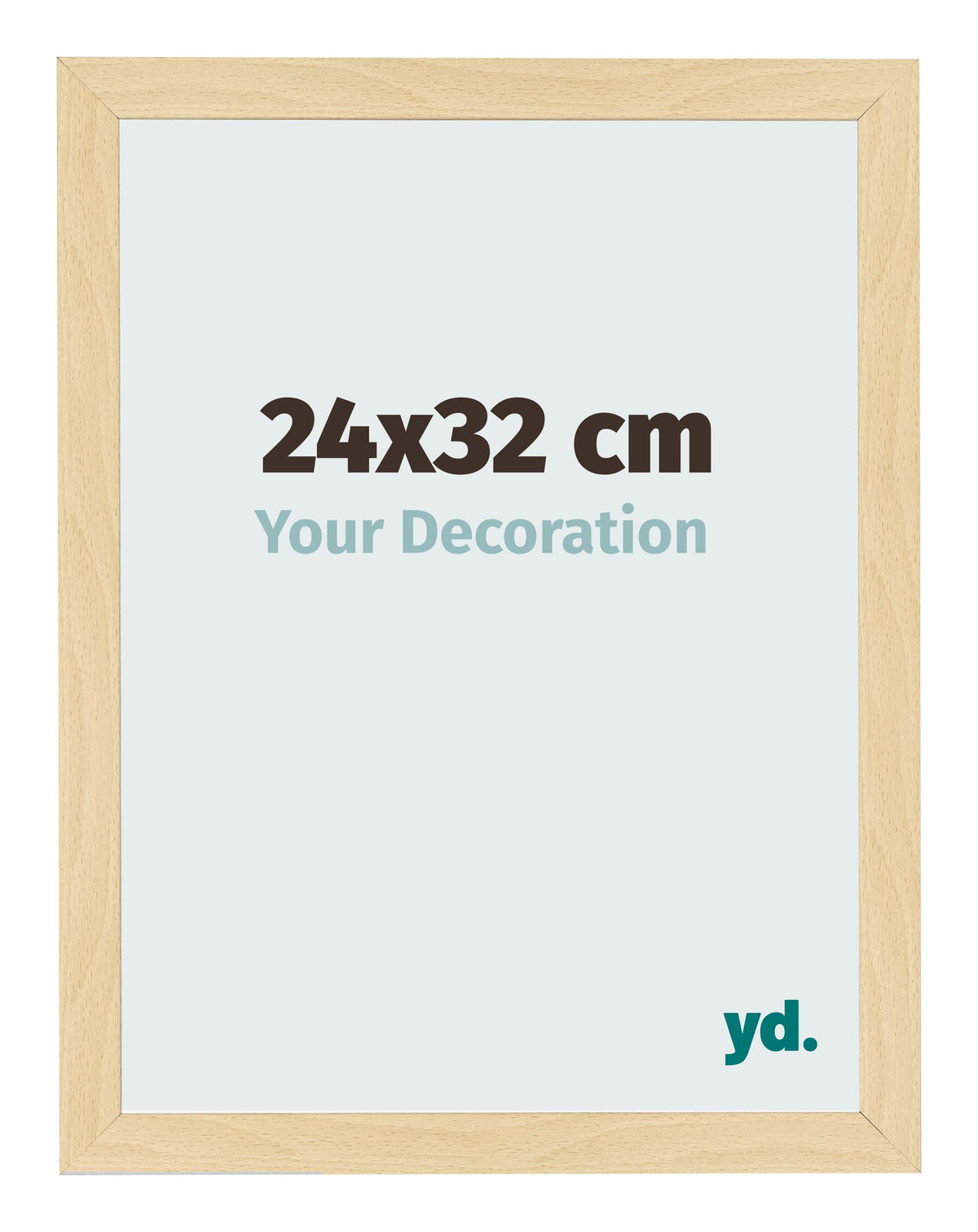 Photo Frame 24x32cm Beech Design MDF Bologna Front Size | Yourdecoration.com