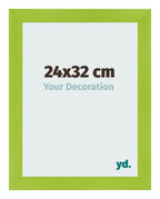 Photo Frame 24x32cm Green MDF Pisa Front Size | Yourdecoration.com