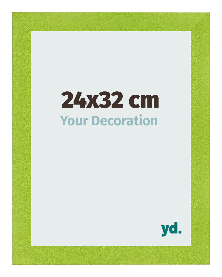 Photo Frame 24x32cm Green MDF Pisa Front Size | Yourdecoration.com
