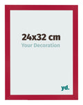 Photo Frame 24x32cm Red MDF Bologna Front Size | Yourdecoration.com