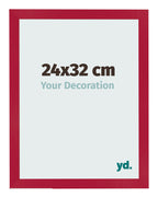 Photo Frame 24x32cm Red MDF Bologna Front Size | Yourdecoration.com