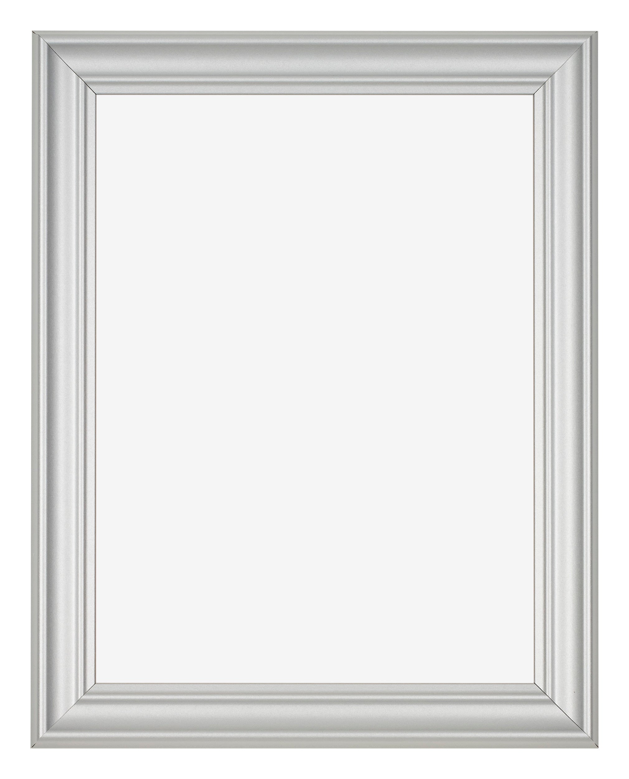 Photo Frame 24x32cm Silver Matte MDF Lazio Front | Yourdecoration.com