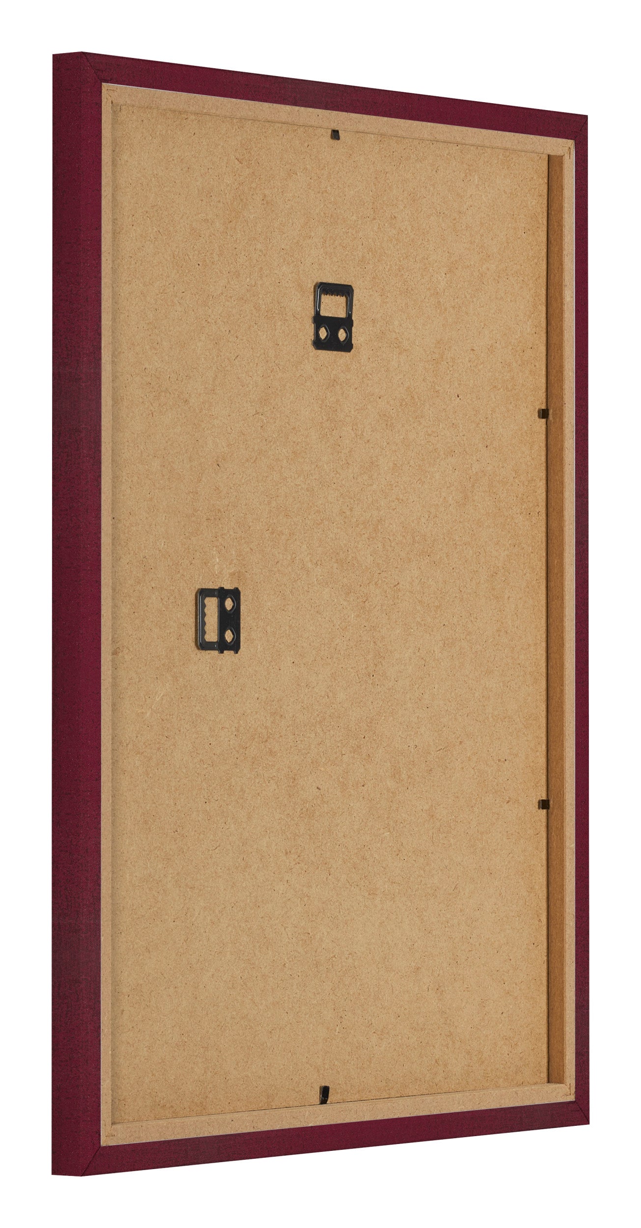 Photo Frame 24x32cm Wine Red Swept MDF Bologna Back Oblique | Yourdecoration.com