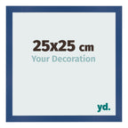 Photo Frame 25x25 cm Dark Blue MDF Bologna Front Size | Yourdecoration.com