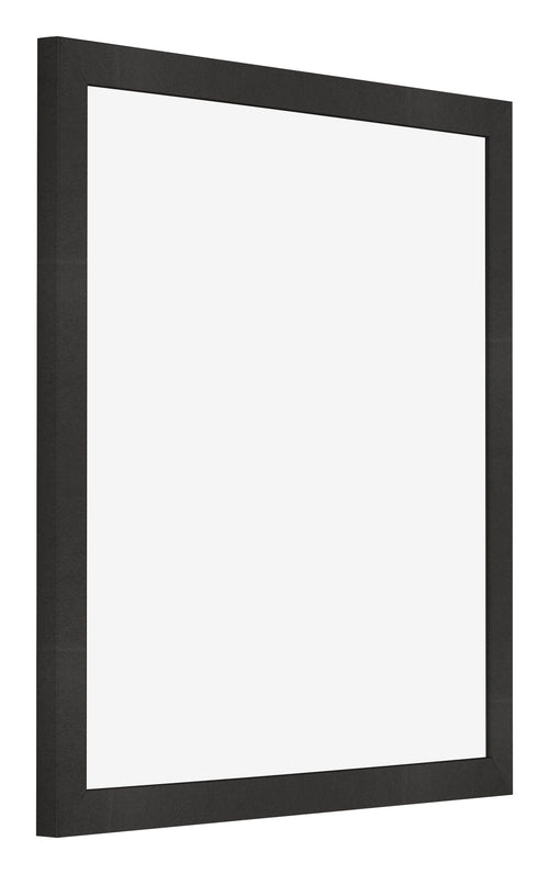 Photo Frame 25x25cm Black Matte MDF Bologna Front Oblique | Yourdecoration.com