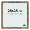 Photo Frame 25x25cm Blue Gold Melange MDF Bologna Front Size | Yourdecoration.com
