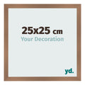 Photo Frame 25x25cm Copper Design MDF Bologna Front Size | Yourdecoration.com