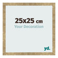 Photo Frame 25x25cm Gold Antique MDF Bologna Front Size | Yourdecoration.com