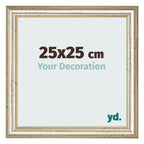 Photo Frame 25x25cm Metallic Gloss MDF Lazio Front Size | Yourdecoration.com