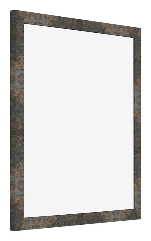 Photo Frame 25x25cm Oxidized Metal MDF Bologna Front Oblique | Yourdecoration.com