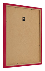 Photo Frame 25x25cm Red MDF Bologna Back Oblique | Yourdecoration.com
