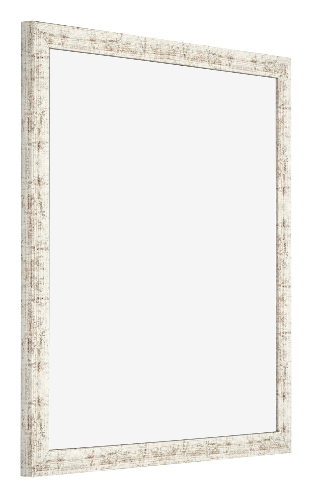 Photo Frame 25x25cm White Vintage MDF Bologna Front Oblique | Yourdecoration.com