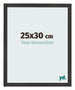 Photo Frame 25x30 cm Black Matte MDF Bologna Front Size | Yourdecoration.com