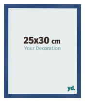 Photo Frame 25x30 cm Dark Blue MDF Bologna Front Size | Yourdecoration.com