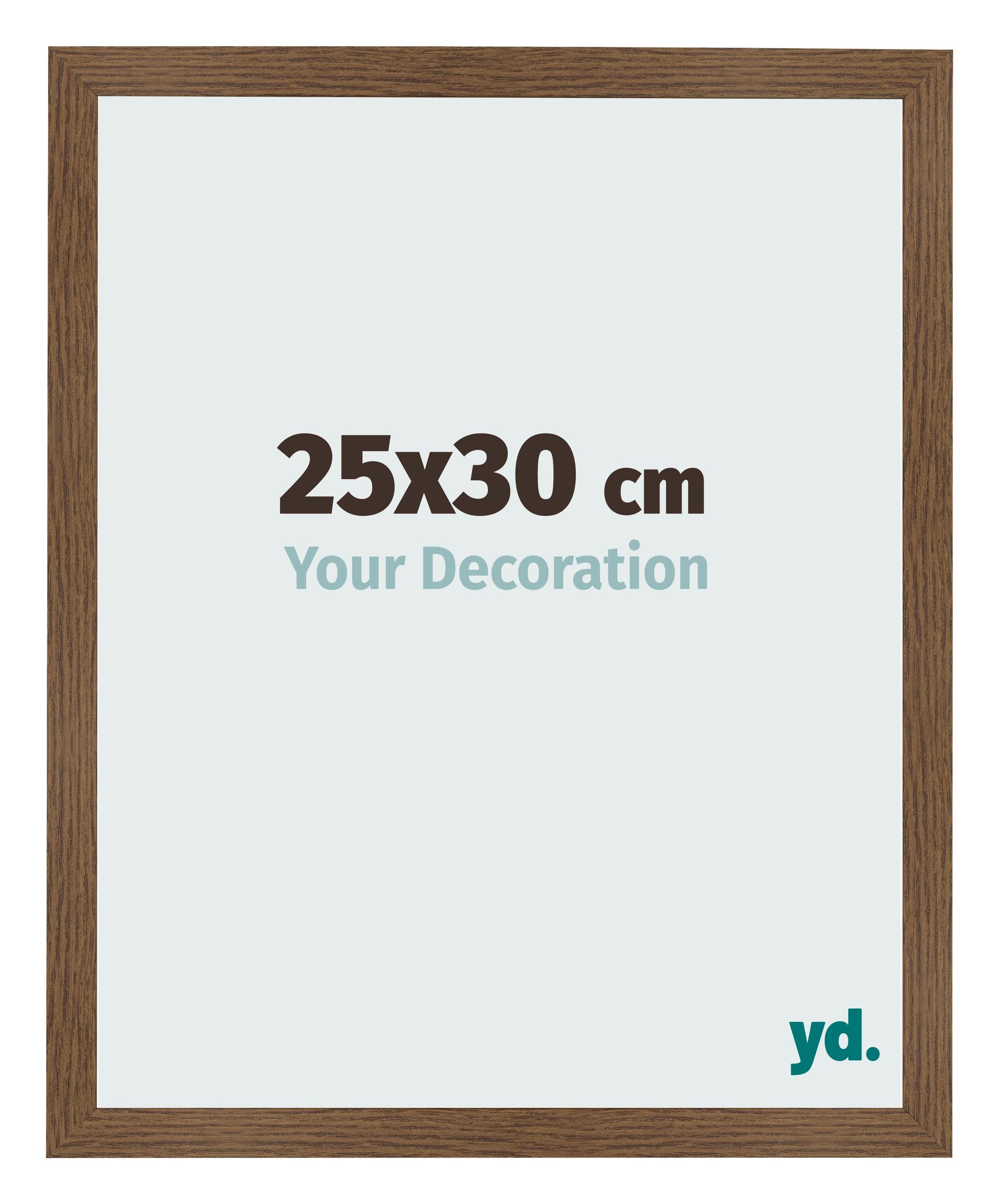 Photo Frame 25x30 cm Oak Rustic MDF Bologna Front Size | Yourdecoration.com