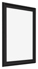Photo Frame 25x30cm Black Woodgrain MDF Lazio Front Oblique | Yourdecoration.com