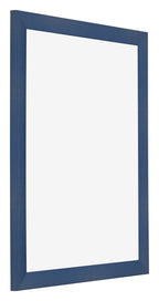 Photo Frame 25x30cm Dark Blue Swept MDF Pisa Front Oblique | Yourdecoration.com