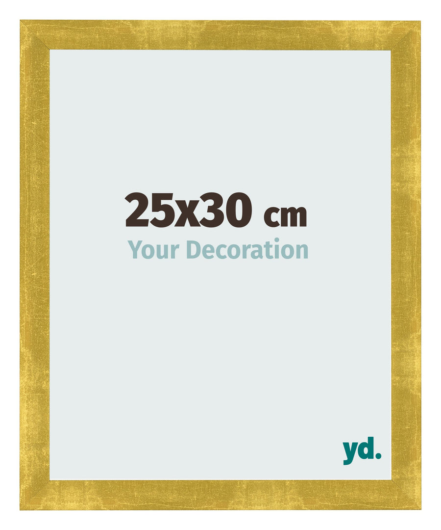 Photo Frame 25x30cm Gold Vintage MDF Pisa Front Size | Yourdecoration.com