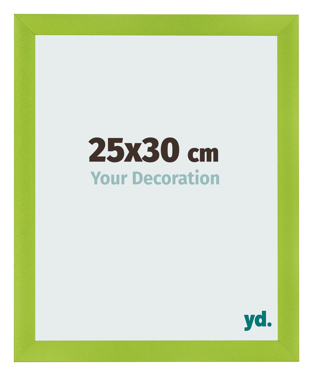 Photo Frame 25x30cm Green MDF Pisa Front Size | Yourdecoration.com