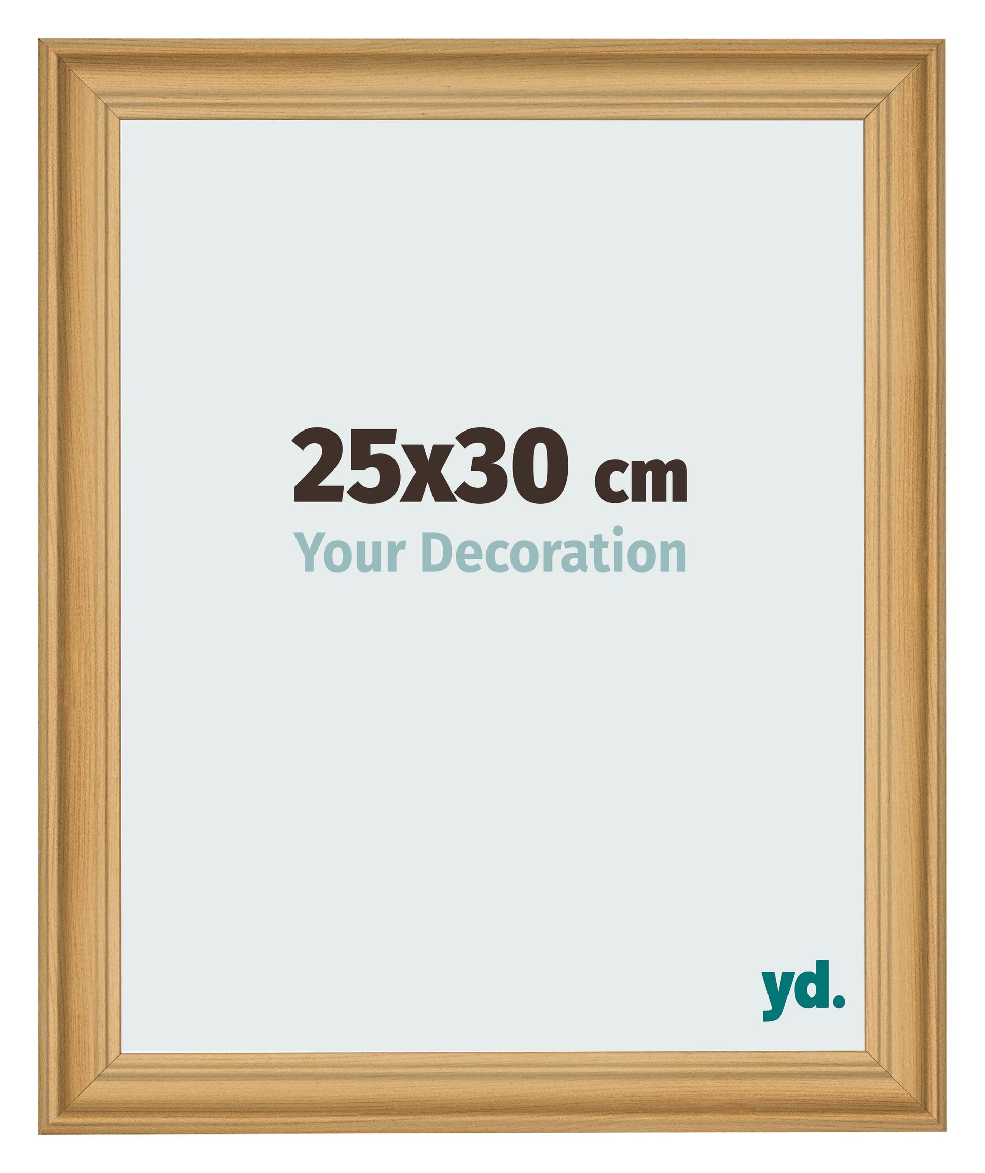 Photo Frame 25x30cm Pine Woodgrain MDF Lazio Front Size | Yourdecoration.com