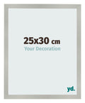 Photo Frame 25x30cm Silver Matte MDF Bologna Front Size | Yourdecoration.com
