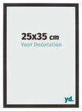 Photo Frame 25x35 cm Black Matte MDF Bologna Front Size | Yourdecoration.com