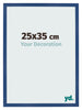 Photo Frame 25x35 cm Dark Blue MDF Bologna Front Size | Yourdecoration.com