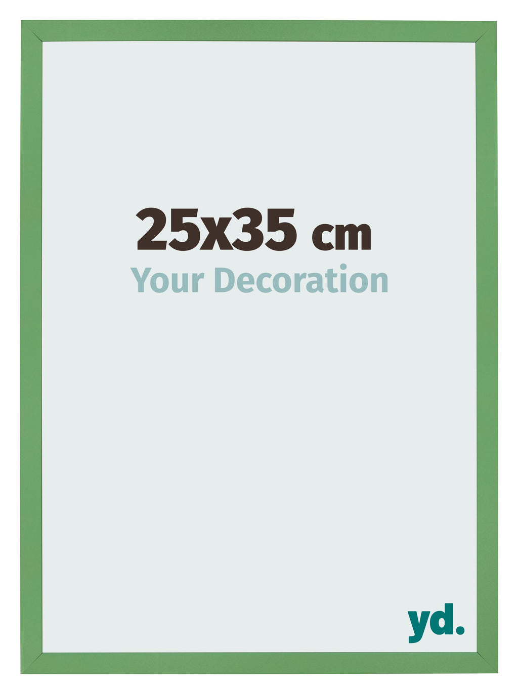 Photo Frame 25x35 cm Green MDF Bologna Front Size | Yourdecoration.com