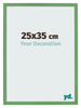 Photo Frame 25x35 cm Green MDF Bologna Front Size | Yourdecoration.com